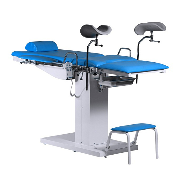 Кресло гинекологическое КГ-01 (изменение углов наклона спинки и сиденья, при помощи двух электроприводов)