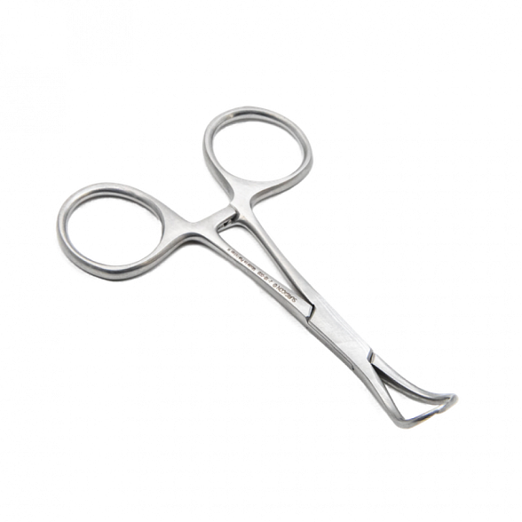 Зажим для операционного белья (цапка) по Бекгаузу, 9,5 см