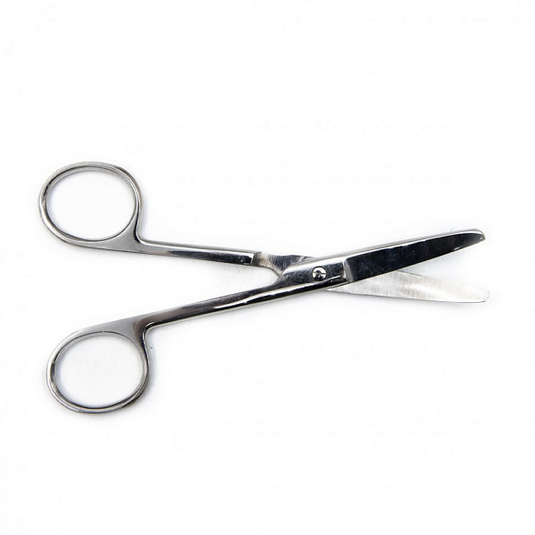 Ножницы тупоконечные вертикально-изогнутые, 140 мм, Surgiwell