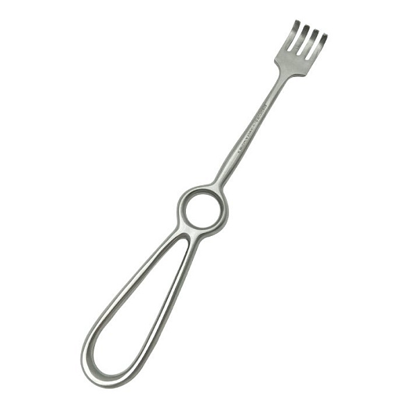 Крючок хирургический острый четырехзубый N 2