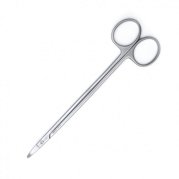 Ножницы сосудистые вертикально-изогнутые по радиусу, 158 мм (Н-39тр), МИЗТ