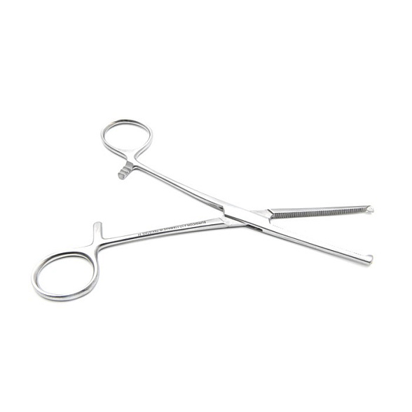 Зажим кровоостанавливающий 1х2 зубчатый прямой № 2 160 мм Surgicon