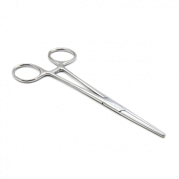 Зажим кровоостанавливающий, зубчатый, прямой №1, 165 мм. Surgiwell