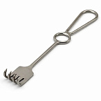 Крючок хирургический четырехзубый, острый, №2, Surgiwell