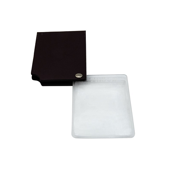 Лупа складная асферическая дифракционная Eschenbach VisoPocket 74 х 48 мм, 2.5х, 6.0 дптр, бордовый