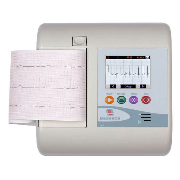 Электрокардиограф переносной с встроенным принтером ЭКГК-01 Валента