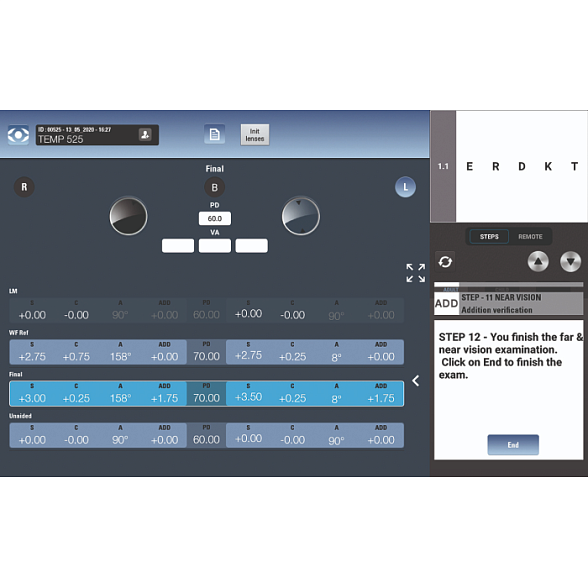 Автоматическая система для аберрометрии EyeRefract