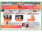 OLD Отказ от курения плакат глянцевый А1/А2 (глянцевый A1)