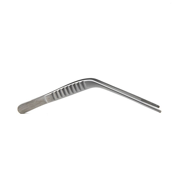 Пинцет медицинский TROELTSCH, анатомический ушной, горизонтально-изогнутый, 105 мм (П-24р), МИЗТ