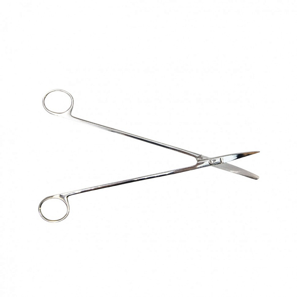 Ножницы для глубоких полостей с одним острым концом, изогнутые, 230 мм, Surgiwell