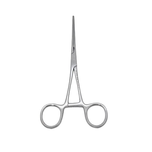 Зажим кишечный эластичный для детей прямой 170мм