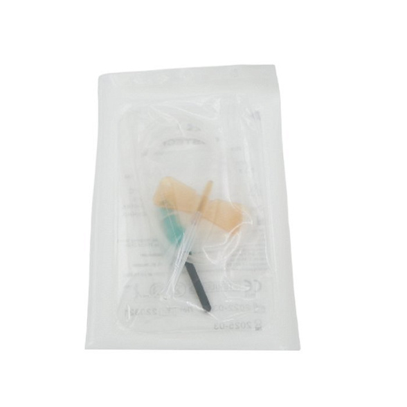 Игла одноразовая стерильная для взятия крови Rustech Игла-"бабочка" с луэр-адаптером 0,5х19мм (25Gх3/4''), катетер 19 см, 100 шт/уп