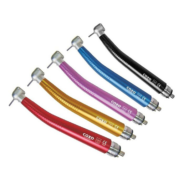 CX207-C-SP - цветной турбинный наконечник под 2-х или 4-х канальное соединение, Coxo