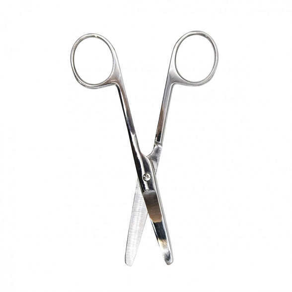 Ножницы тупоконечные прямые, 140 мм, Surgiwell