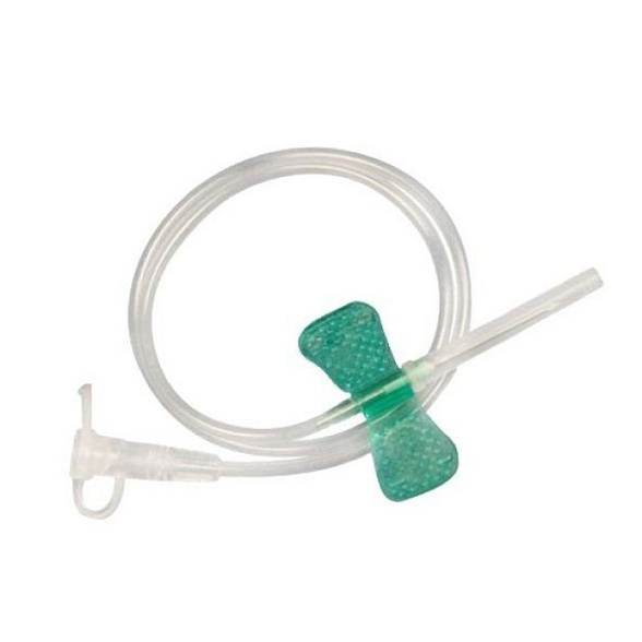 Набор перфузионный VM в составе игла "бабочка" соединительная трубка защитный колпачок коннектор Luer Slip, длина 19 мм (21G)