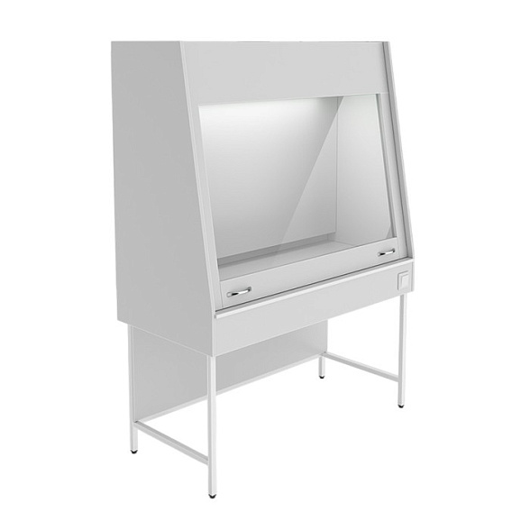 Вытяжной шкаф без тумбы и со столешницей из ЛДСП Теолаб НВ-1500 ШВ-М