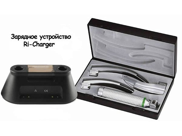 Ri-integral Macintosh набор ларингоскопов LED3.5 B, рук. С от акк:10691+10705(в комплекте) Riester