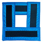 Комплект рентгенозащитных пластин №2 (4 элемента), резина, Амико