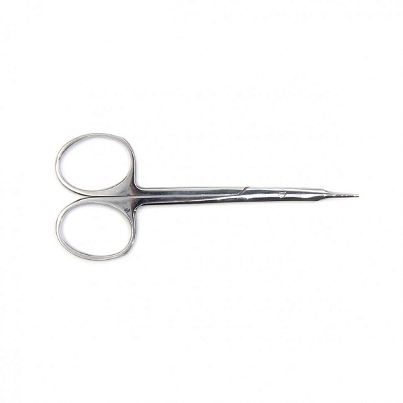 Ножницы роговичные тупоконечные, вертикально-изогнутые, 110 мм. Surgiwell