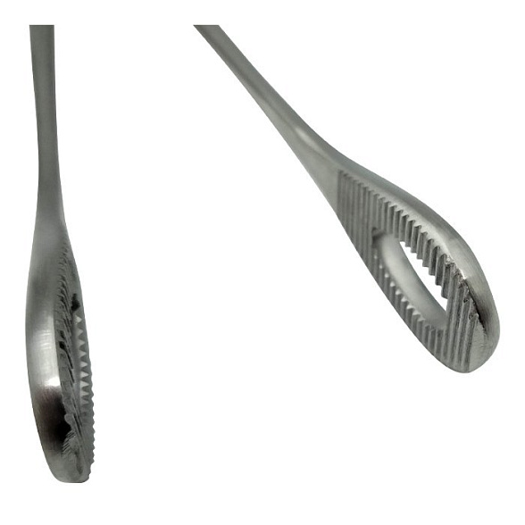 Щипцы для удаления плодного яйца, прямые, с шириной губок 14мм на 260мм