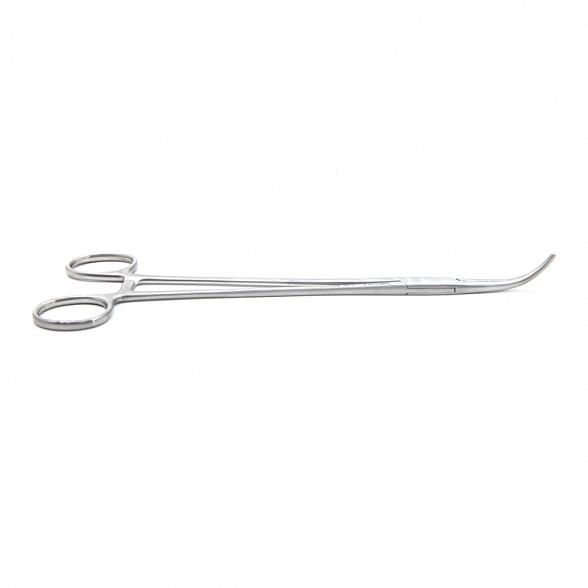 Зажим артериальный и лигатурный по Оверхольту, 21 см