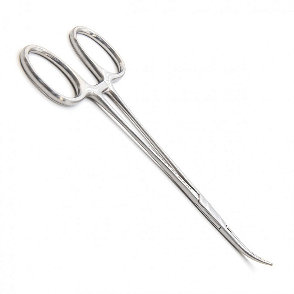 Зажим артериальный типа Mikro-Mosquito изогнутый, 12 см