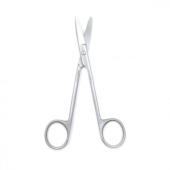 Ножницы хирургические вертикально-изогнутые, 150 мм (Н-58р), МИЗТ
