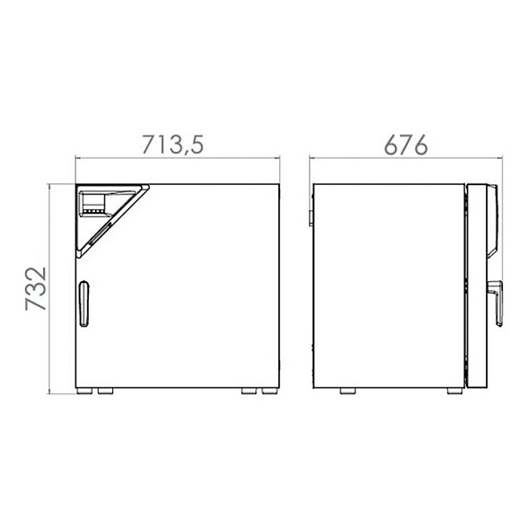 Стерилизатор Binder FED 115 с принудительной конвекцией (с вентилятором) с электронным контролем температуры