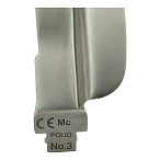 Клинок Polio Macintosh №3 С изогнутый для сложных интубаций KaWe