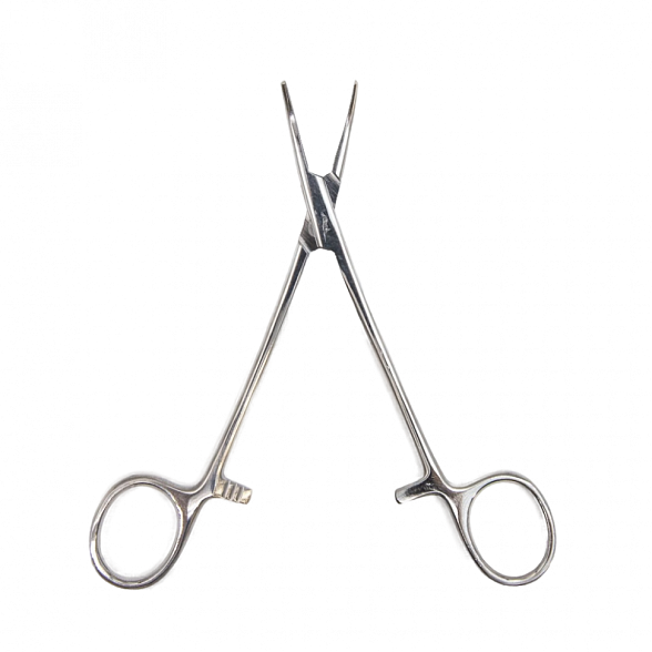 Зажим кровоостанавливающий "Москито", изогнутый, 153 мм. Surgiwell