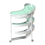 Столик инструментальный подкатной (манипуляционный) Эрго-1