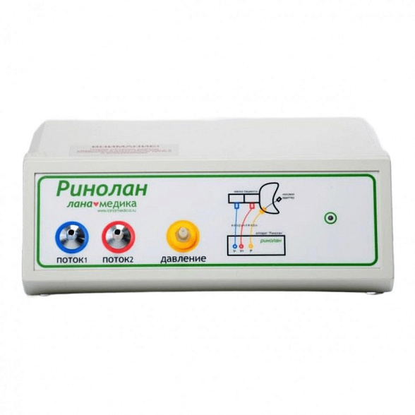Прибор для оценки функционального состояния органов дыхания «Прессотахоспирограф ПТС-14П-01» в исполнении «Ринолан»