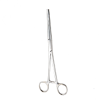 Зажим кровоостанавливающий, одно- и двузубый, зубчатый, прямой №3, 205 мм. Surgiwell