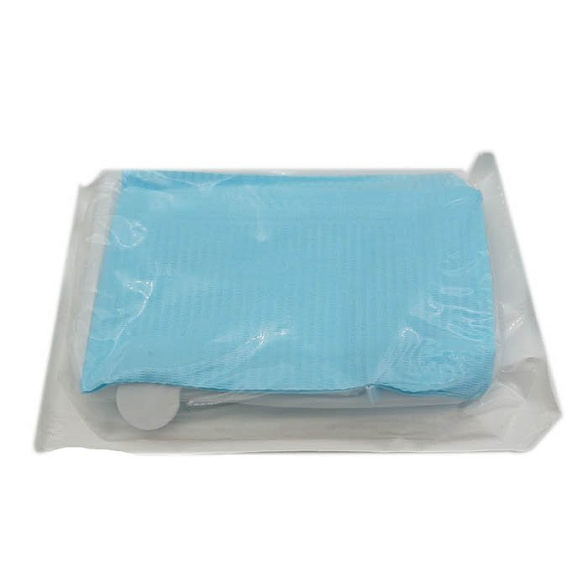 Набор стоматологический одноразовый стерильный "ЕваДент" тип 1  (зеркало стоматологическое, зонд стоматологический, пинцет, салфетка нагрудная, перчатки, лоток)