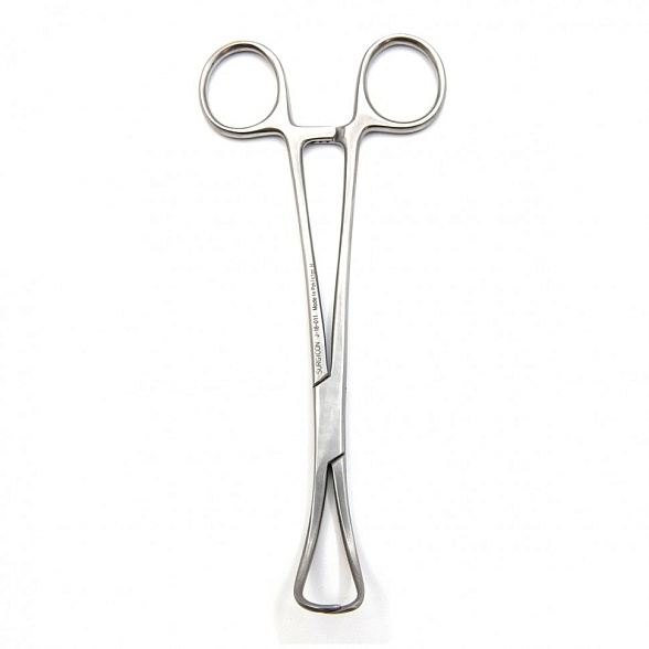 Зажим для операционного белья (цапка) по Бакхаузу, 150 мм