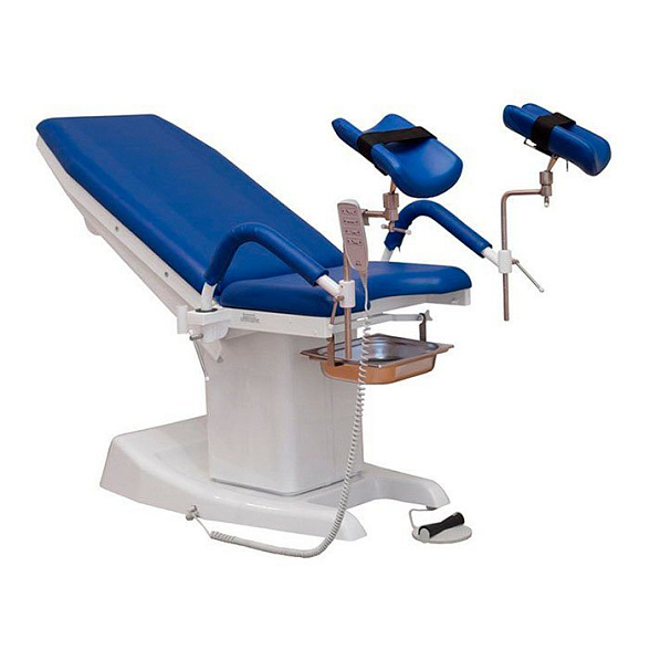 Кресло гинекологическое КГ-6  (ручной и ножной п/у, подколенники на электроприводе)