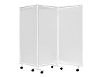 Ширма медицинская Ш02 на колесах, трехсекционная