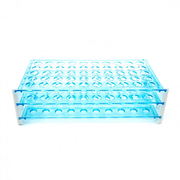 Штатив для пробирок 50 гнезд, d=13 мм, ПП
