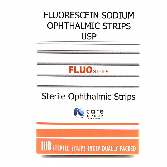 Полоски офтальмологические диагностические Fluo Strips №100