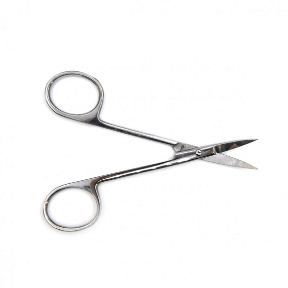 Ножницы глазные остроконечные, вертикально-изогнутые, 113 мм. Surgiwell