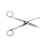 Ножницы с одним острым концом, вертикально-изогнутые, 170 мм, Surgiwell