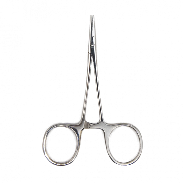 Зажим кровоостанавливающий, глазной, прямой с зубом, 84 мм. Surgiwell