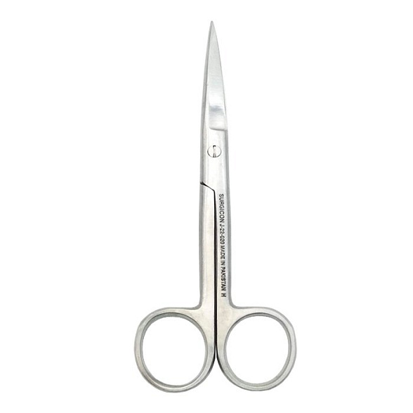 Ножницы с двумя острыми концами прямые, 140мм