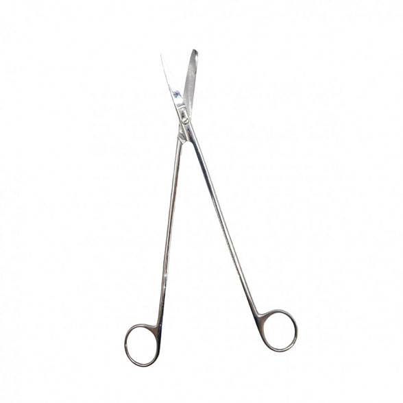 Ножницы для глубоких полостей с одним острым концом, изогнутые, 230 мм, Surgiwell