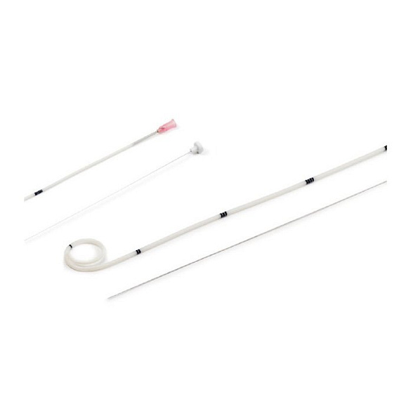 Катетер мочеточниковый рентгеноконтрастный одиночный pigtail, диаметр пузырной петли - 2 см, Balton (Размер катетера - 7F)