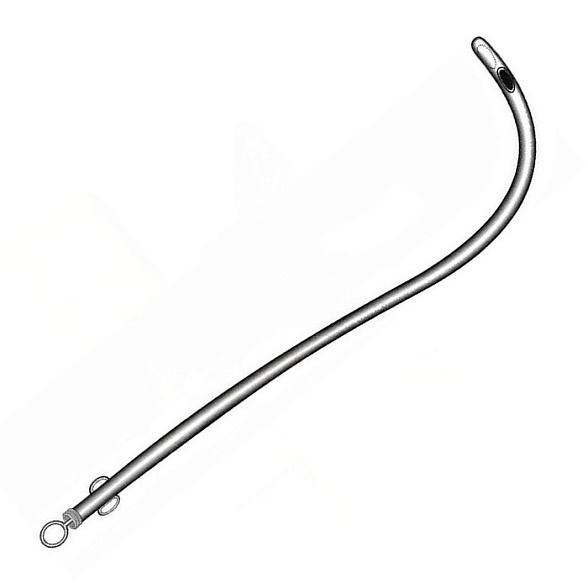 Катетер уретральный металлический Coxeter, 28 см, тип Fig. 12, Surgicon