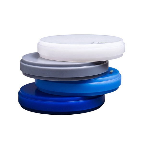 Воск фрезерный CAD/CAM диаметр 98.5 толщина 16 мм, цвет серый