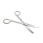 Ножницы тупоконечные, вертикально-изогнутые, 160 мм, Surgiwell