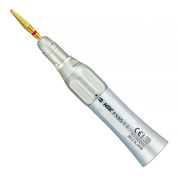 NSK Nakanishi Комплект FX205 B2 - пневматический микромотор и FX25 - угловой наконечник (Borden)