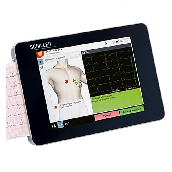 Электрокардиограф 6/12-канальный Cardiovit FT-1 ETM (программа измерений и интерпретации)